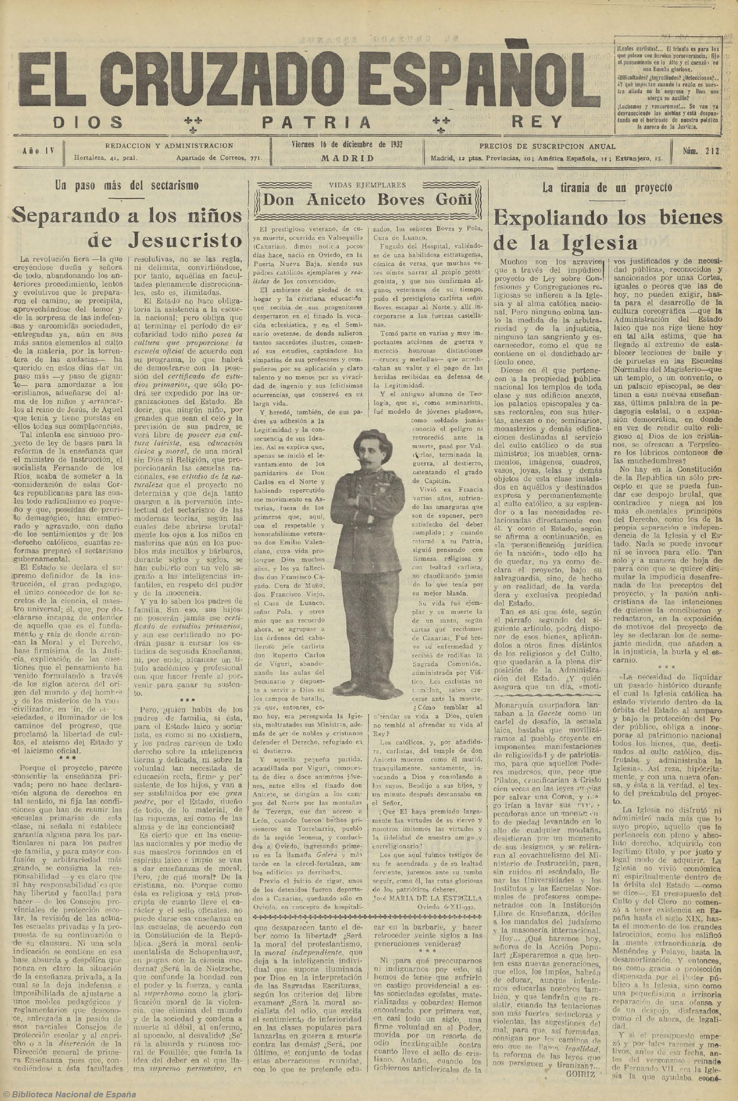 elcruzadoespannol16diciembre1932
